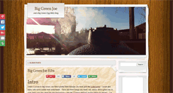 Desktop Screenshot of biggreenjoe.com